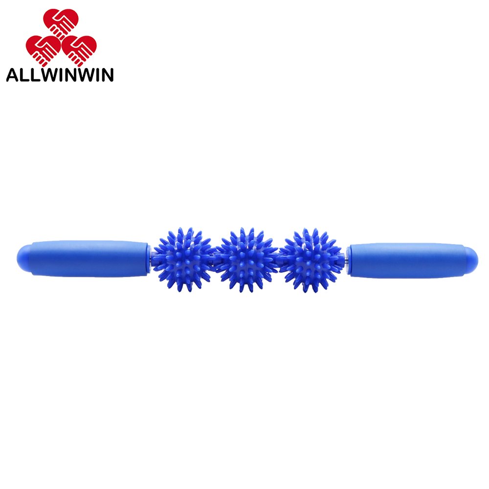 ALLWINWIN MSK23 Massage Stick - 3 Spiky Balls Anti Cellulite